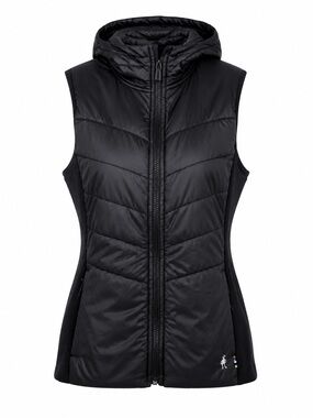 Smartwool SmartLoft Hooded Vest Merino Wool Hybrid Black Women’s Small